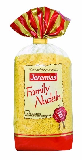 Jeremias Suppen Sterne Family Nudeln mit Frischei 500g 4er Pack 
