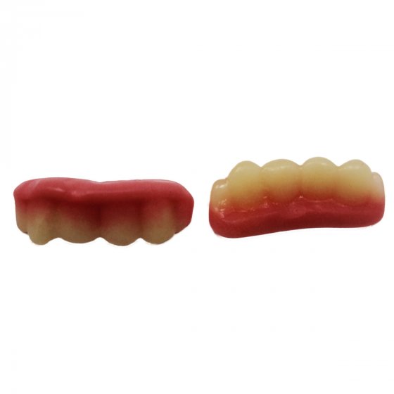 Fruchtgummi Zähne aus Schaumzucker und Fruchtgummi Halal 175g