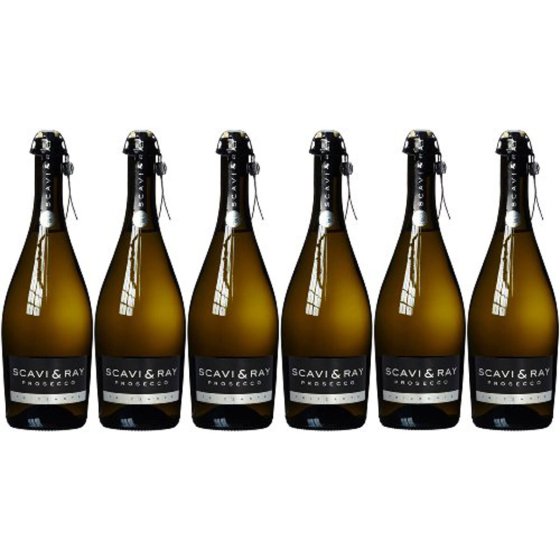 Scavi und Ray Prosecco Frizzante DOC fruchtig trocken 750ml 6er Pack 