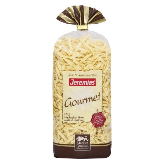 Jeremias Gourmet Spätzle geschabt mit frischen Eiern 500g 2er Pack 