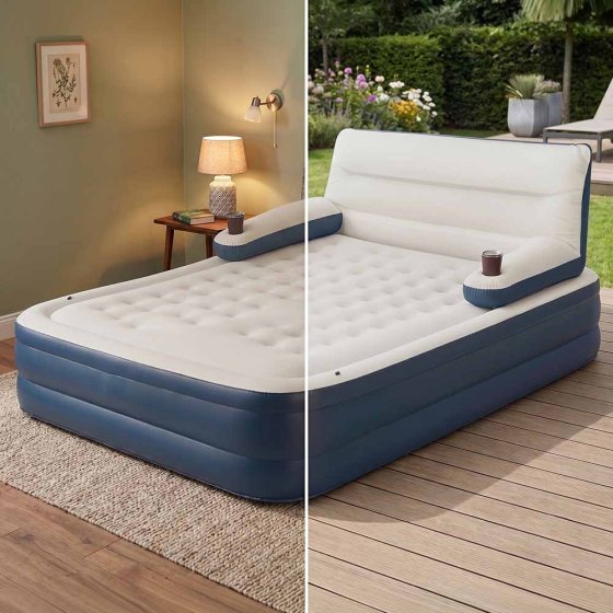 Luftbett mit Sofa-Funktion 