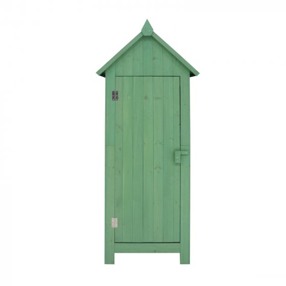 Gartengeräteschrank aus Holz Praktischer Stauraum für Garten und Terrasse 