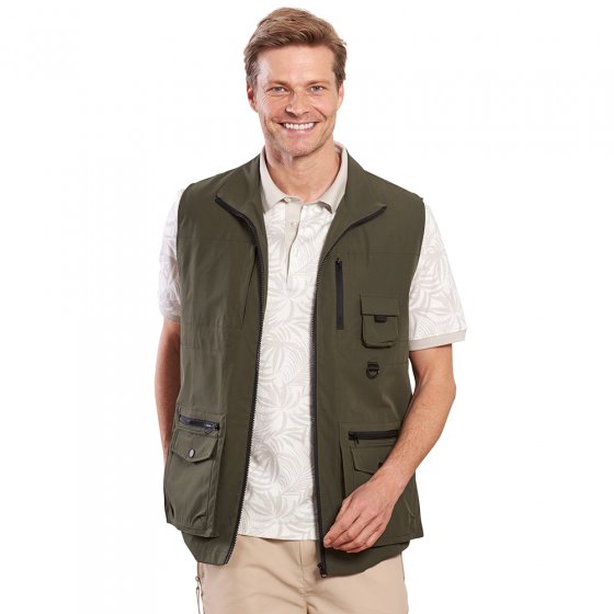 Outdoor-Weste, oliv XXL | Olive