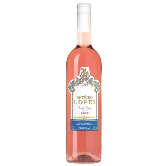 Antonio Lopes Rose Vinho Verde aromatisches Bukett 750ml 3er Pack 