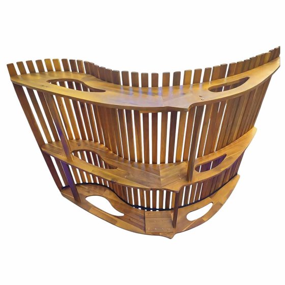 Doppelschwungliege Akazie 