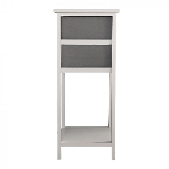 Beistelltisch mit 2 Schubladen im Shabby Look praktisches Möbelstück 