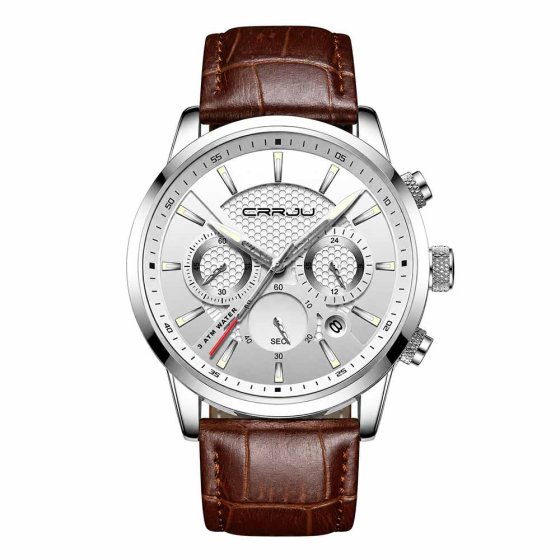 Herrenuhr mit sportiven Ziffernblatt 