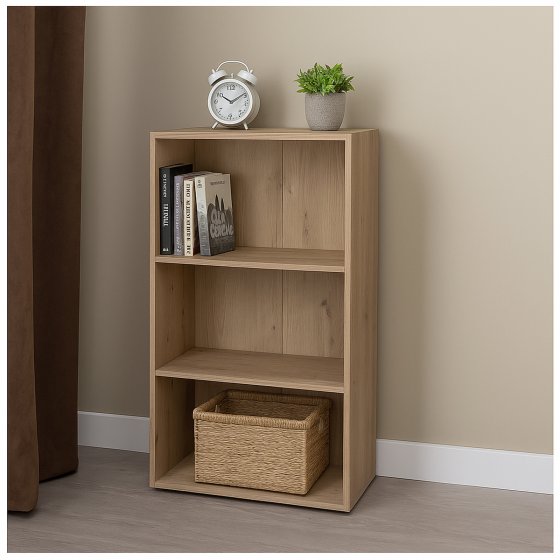 Standregal Nina mit 3 Fächern Artisaneiche 