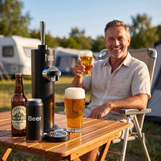 Bierzapfanlage für Flaschen und Dosen 