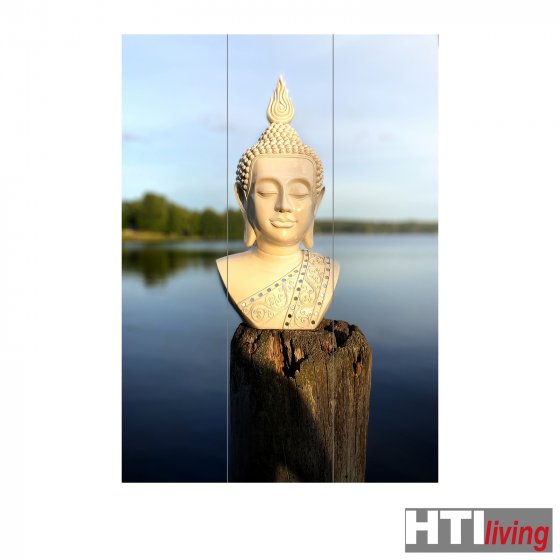 Paravent Buddha Büste