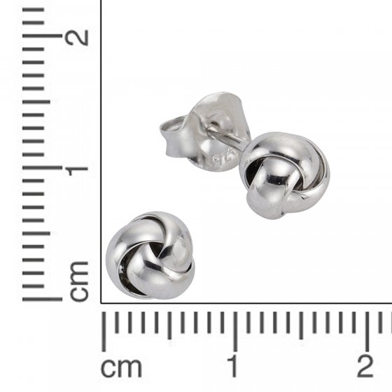 Ohrstecker 925 Silber rhodiniert 