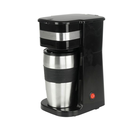 Kaffeemaschine für eine Tasse mit Reisebecher 