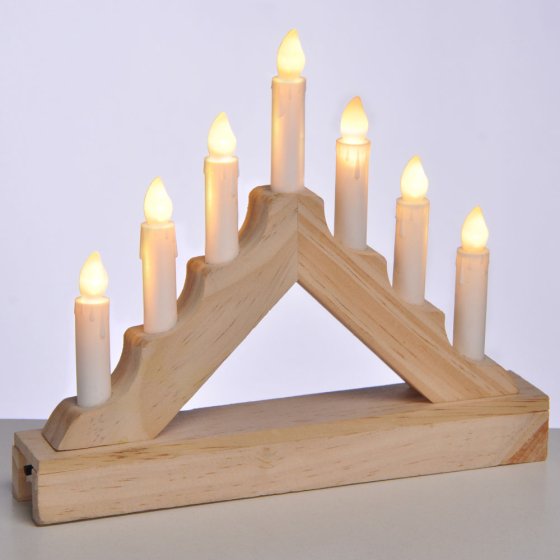 Mini-Lichterbogen mit LED Kerzen 