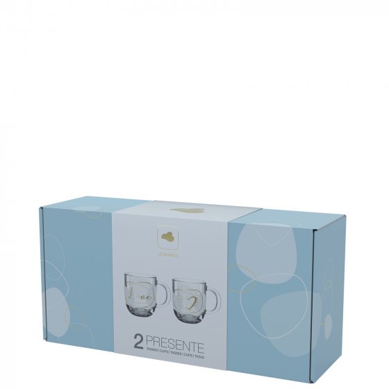 Tassen 2er Set 400ml Love 
