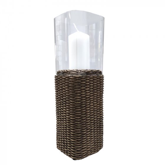 Teelichthalter Rattan 