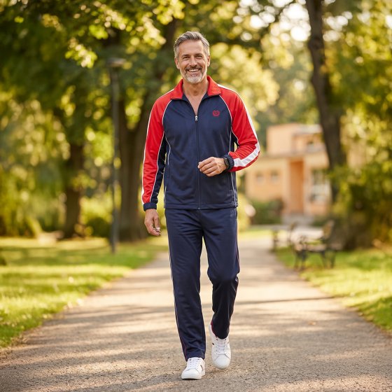 Sportanzug mit 2 Hosen 