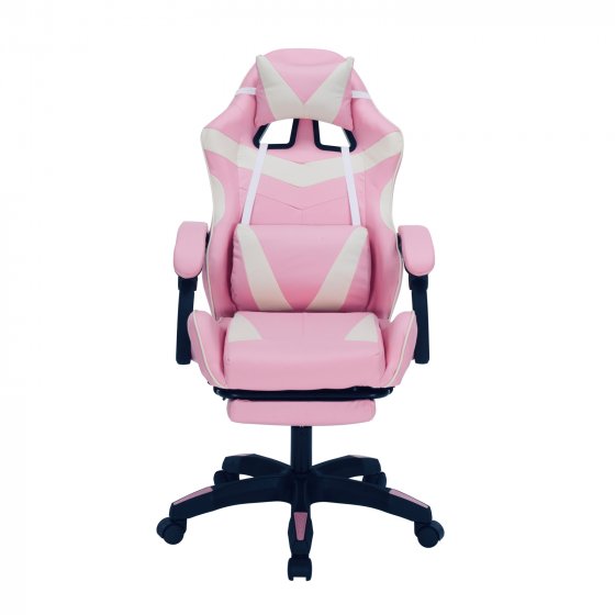 Gaming Stuhl Krit Eco Pink-Weiß