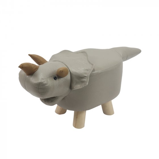 Hocker für Kinder Tiermotiv Dino Triceratops