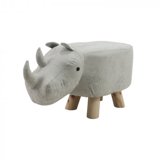 Hocker für Kinder Tiermotiv Nashorn