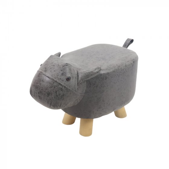 Hocker für Kinder Tiermotiv Nilpferd