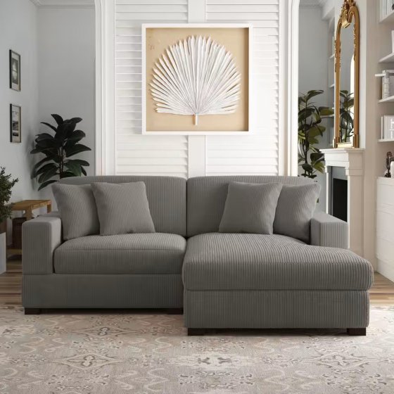 Ecksofa mit Ottomane Rechts Xenia