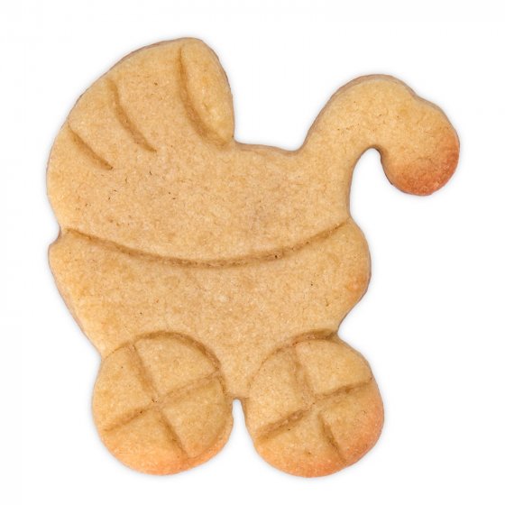 Ausstechform Kinderwagen Geburt 