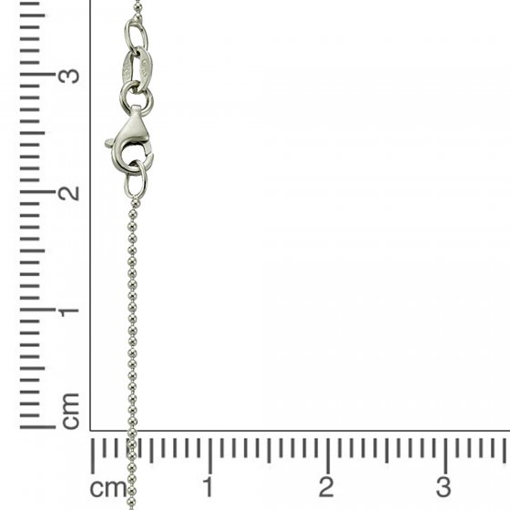Collier 925/- Sterling Silber rhodiniert 45cm 