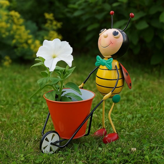 Blumentopf Biene 