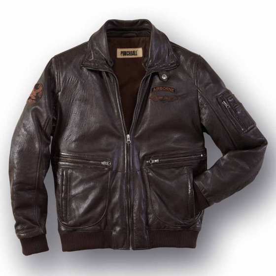 Fliegerjacke aus Lammleder 
