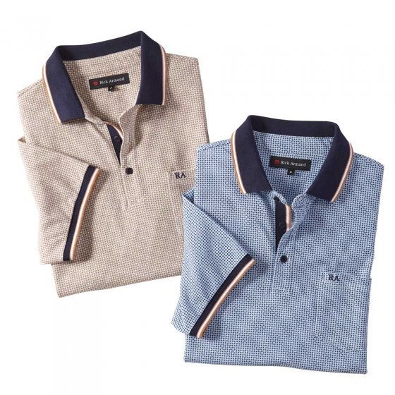 Modisches Poloshirt im Set 