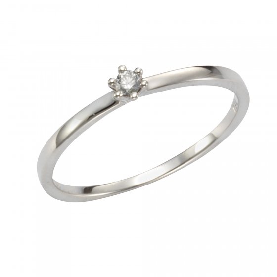 Ring Gold 750 mit Brillant 0,05ct. 