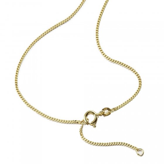 Halskette Gold 333 Panzerkette mit einer Länge von 38/36cm 