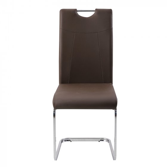 Esszimmerstuhl Braun Kunstleder Kelly C 
