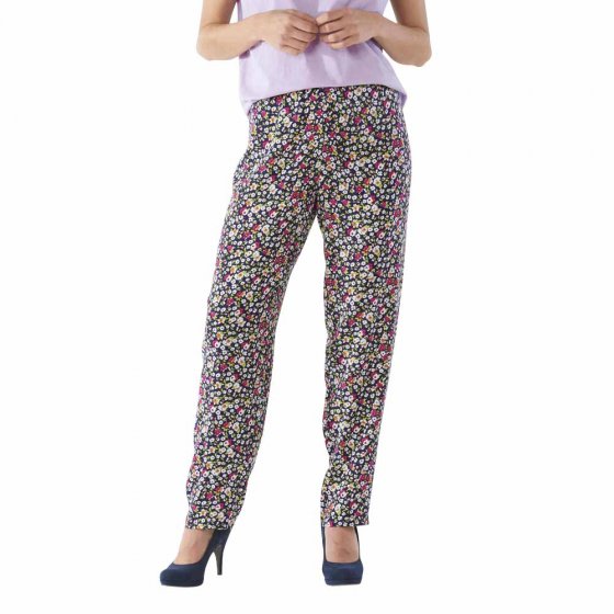 Damen-Blumenhose 