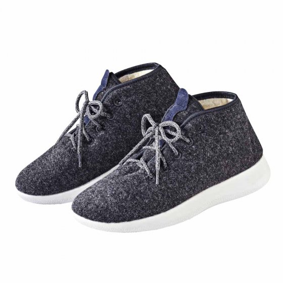 Woll-Sneaker, knöchelhoch