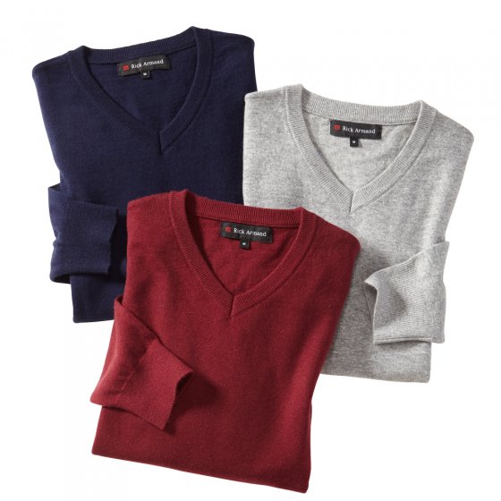 Pullover mit V-Ausschnitt 