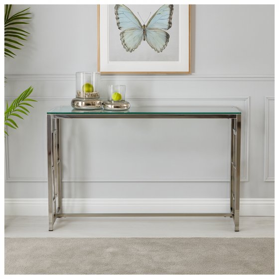 Konsolentisch Karo Edelstahl 