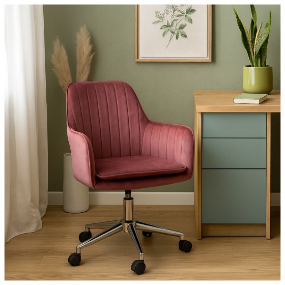 Drehstuhl 2er Set Ashley Mauve 