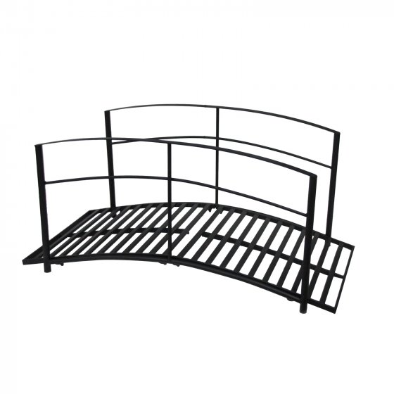 Zierbrücke / Teichbrücke aus Metall dekorative Gartenbrücke für Teiche Beete
