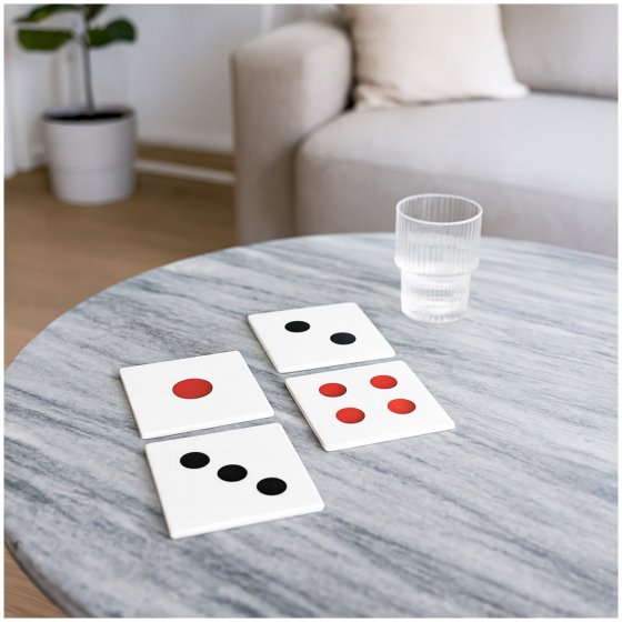 Untersetzer 4-tlg Dice 