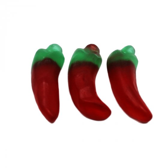 Fruchtgummi Hot Chili Mini Peppers Schoten fruchtig süß 300g