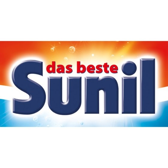 Sunil Color Pulver Colorwaschmittel mit aktiver Flecklösekraft 100WL 