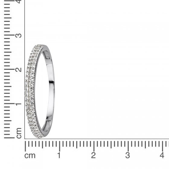 Ring Gold 375 mit Zirkonia weiß 