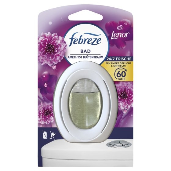 Febreze Lufterfrischer Lenor Amethyst Blütentraum fürs Bad 8ml 