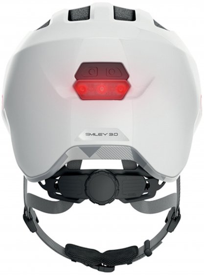 Kinder-Freizeithelm "Smiley 3.0 Ace LED" weiß