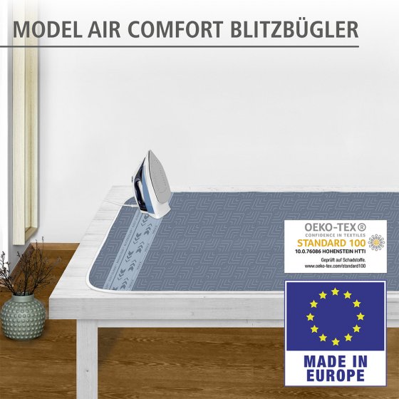 Bügeldecke Air Comfort Blitzbügler, mit Blitzbüglerzone für schnelles Bügeln 