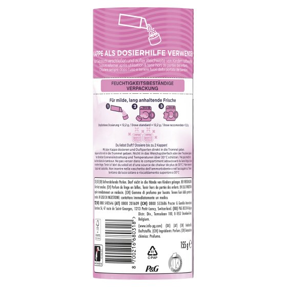Lenor Jasminblüte Wäscheparfüm milde langanhaltende Frische 155g 