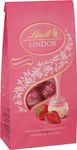 Lindt Lindor Beutel Erdbeer Sahne 