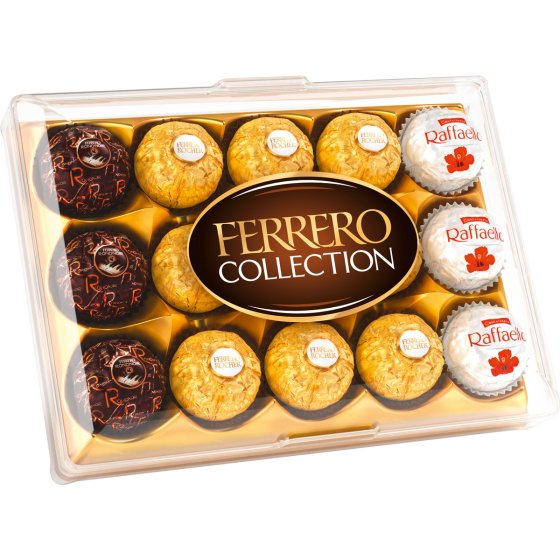 Ferrero Collection 15 einzeln verpackten Pralinen 3fach sortiert 172g 