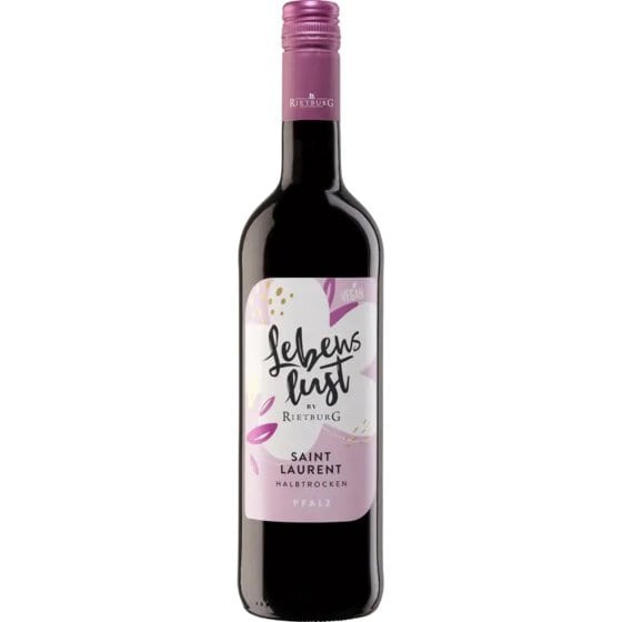Rietburg Lebenslust Saint Laurent würziger Rotwein 750ml 6er Pack 